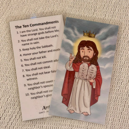 Reconciliation Puzzle Cube and Mini Saints Ten Commandments Card Set