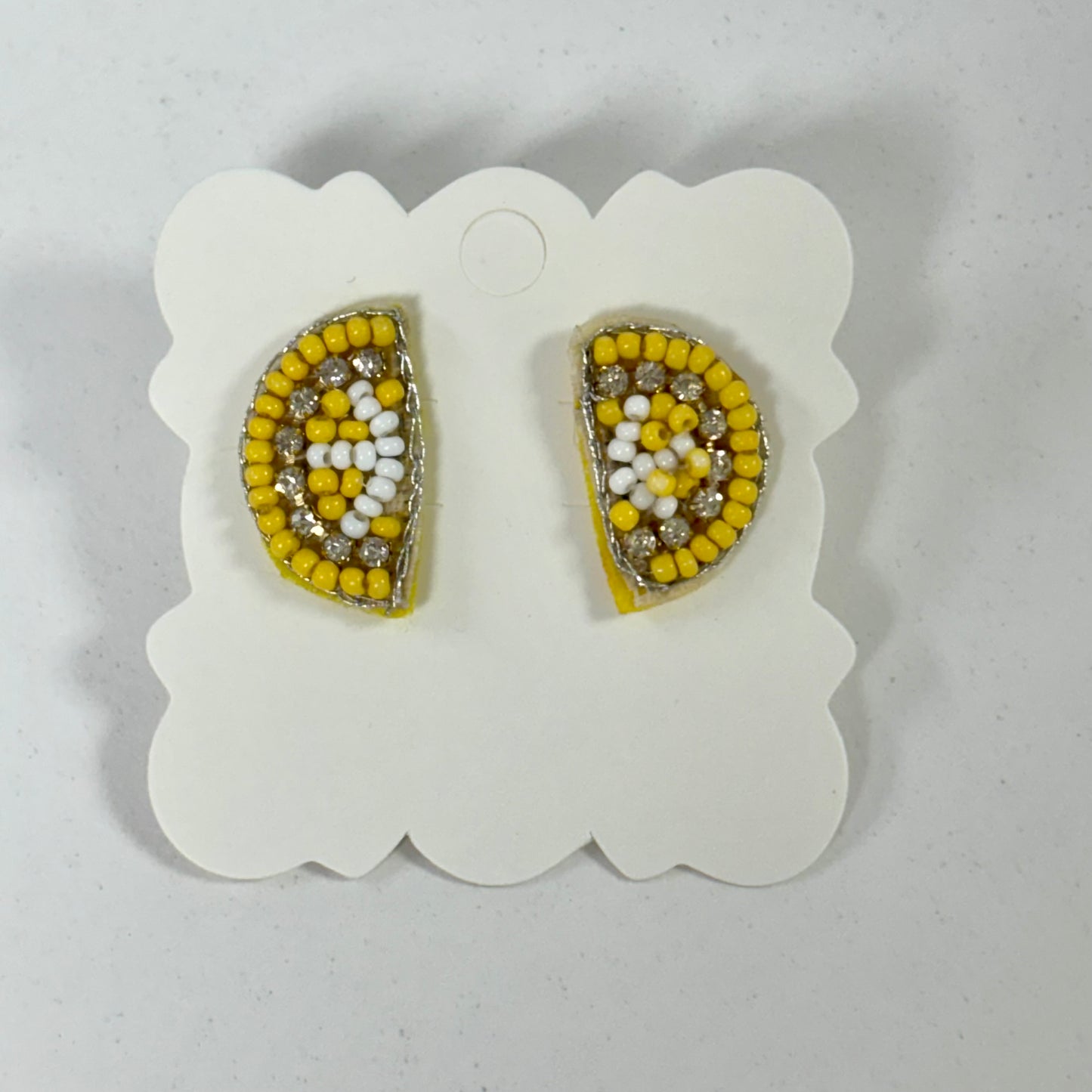 Cinco De Mayo Seed Bead Postback Earrings