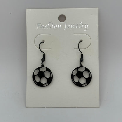 Soccer Dangle Earrings