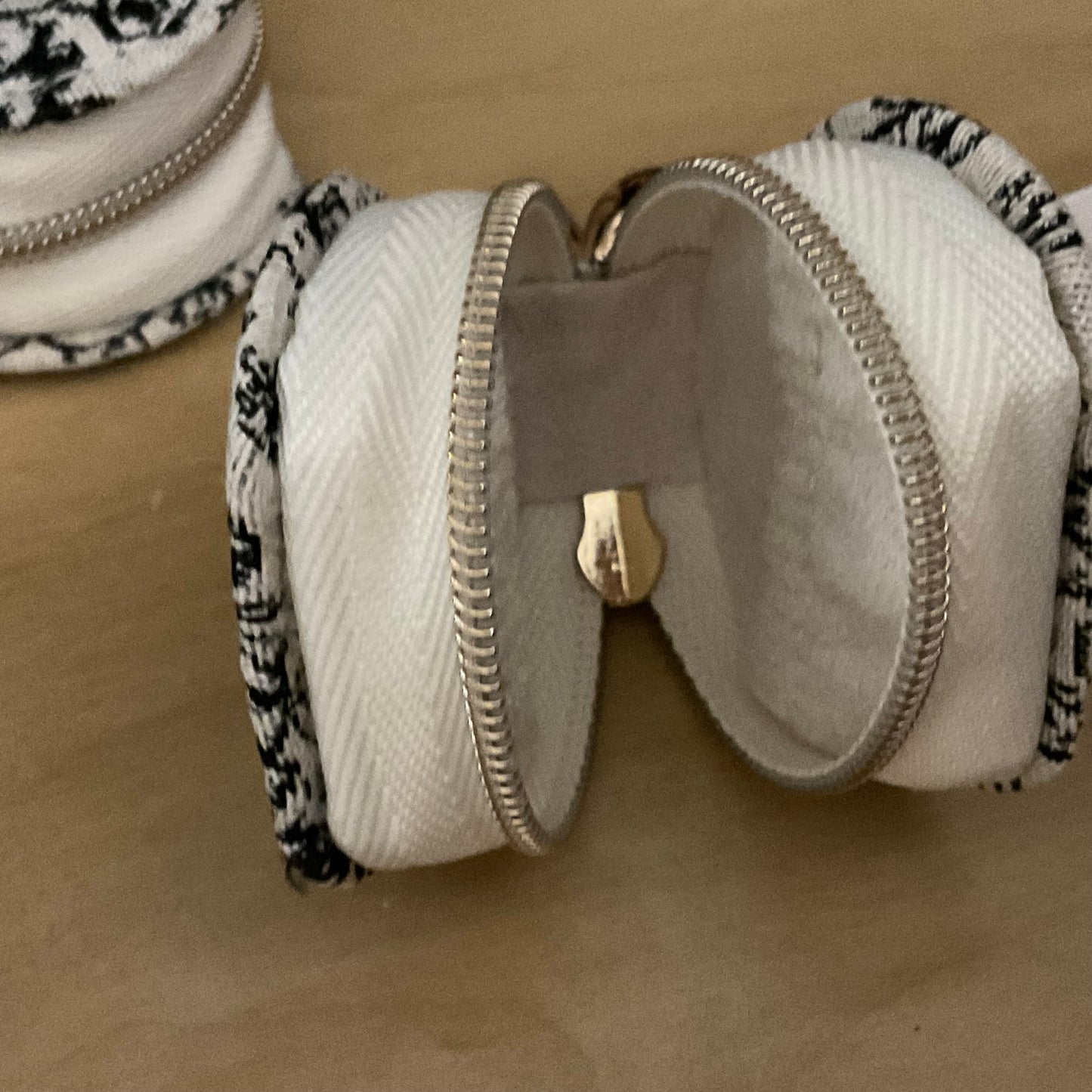 Keychain with Zippered Jewelry Pouch