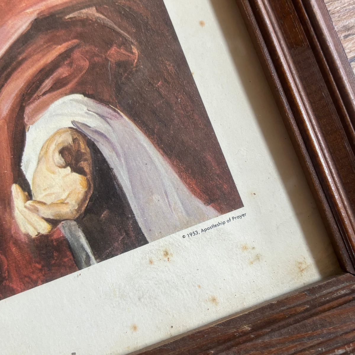 Blessed Virgin Mary 1953 Framed