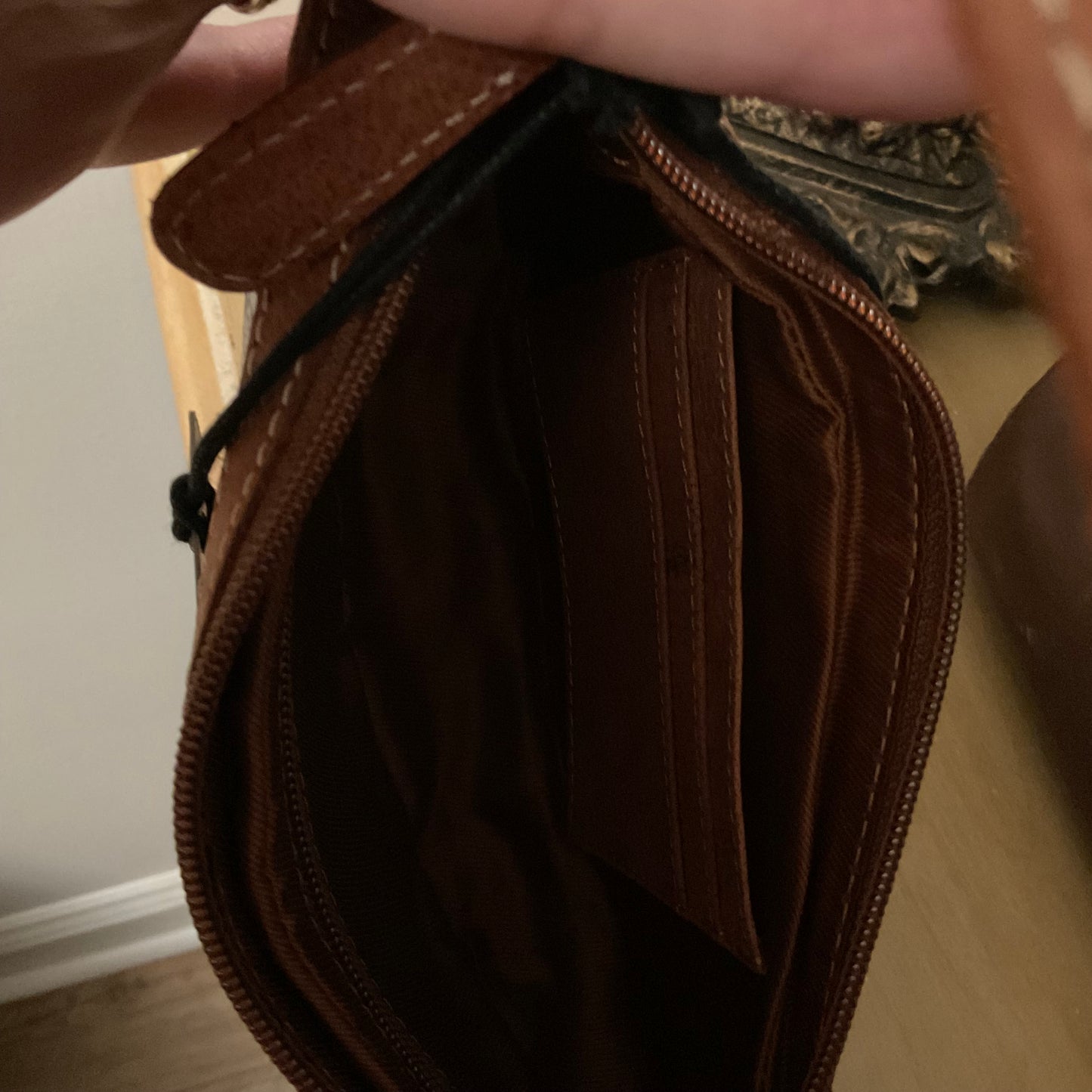 U-Turn Tooled Leather Myra Bag