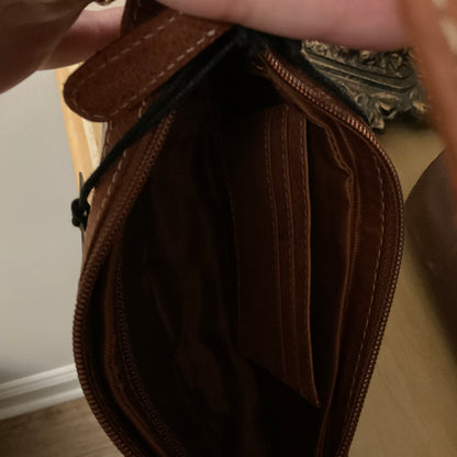 U-Turn Tooled Leather Myra Bag
