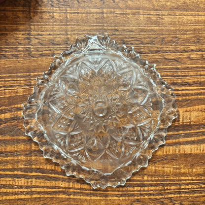 Crystal by Alco Decorative Serving Dish