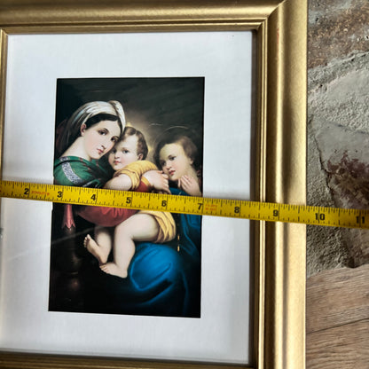 Madonna della Seggiola (also known as "Madonna of the Chair") Framed Art
