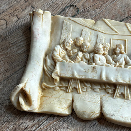 The Last Supper Wall Plaque in Cast Stone