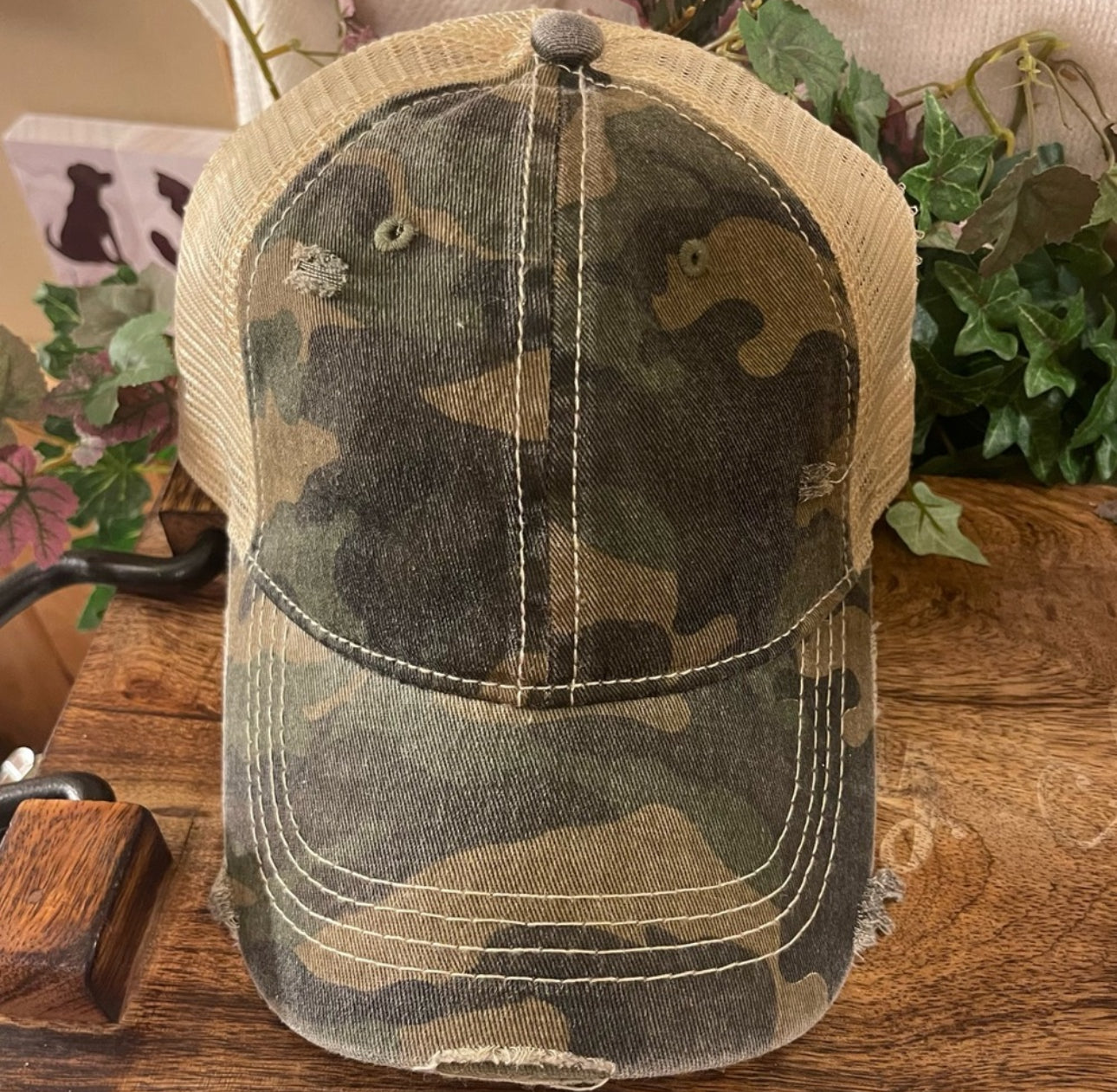 C.C® Camouflage Ponytail Cap