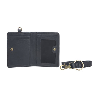 Myra Bag Genuine Leather Cardholder With Lanyard