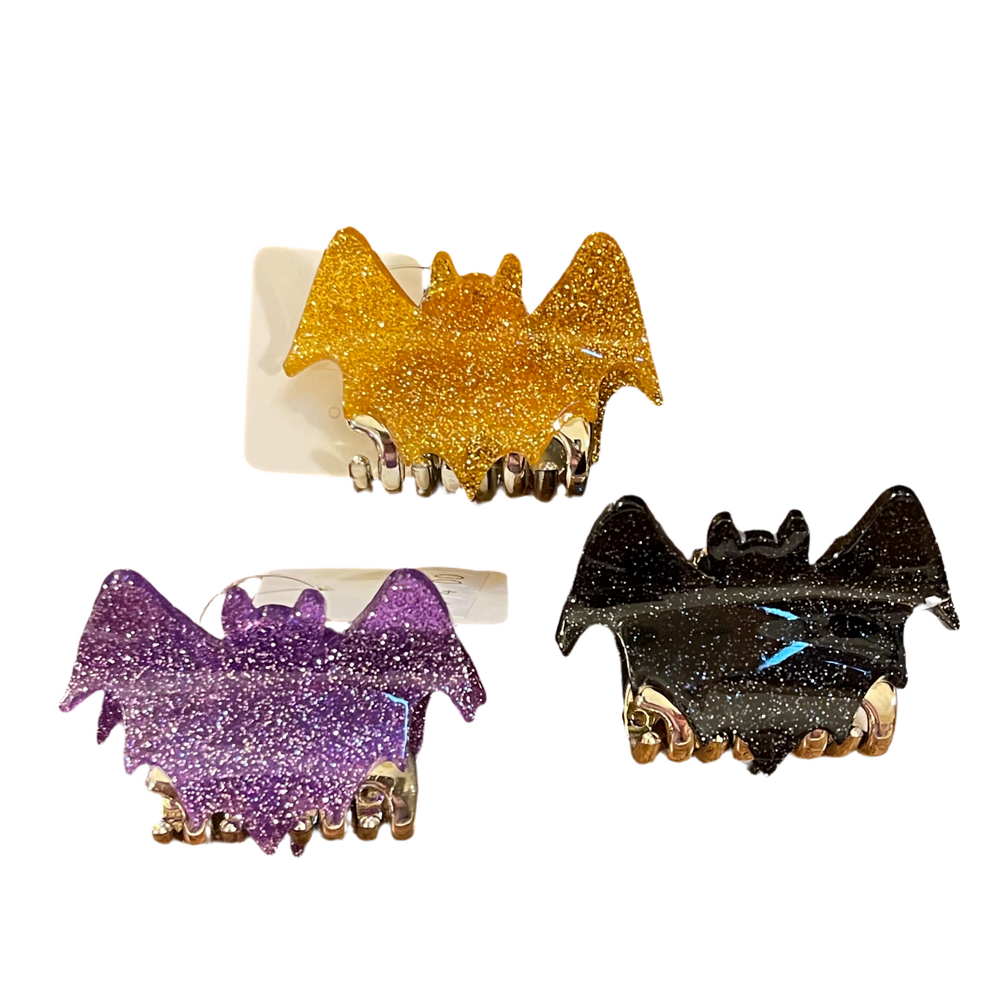 Halloween Fun Hair Claw Clip • Bats