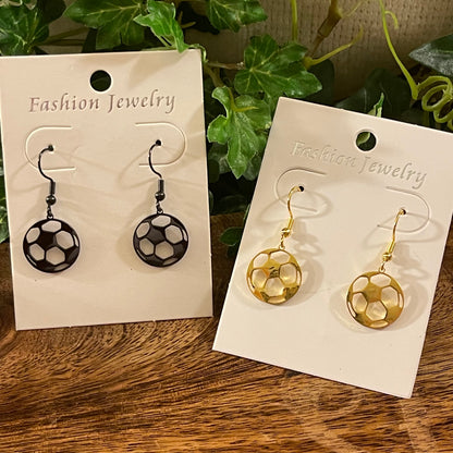 Soccer Dangle Earrings