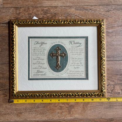 For Your Wedding Tabletop or Wall Frame