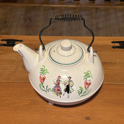 Embassy Products Porcelain Teapot featuring Dancing Couple