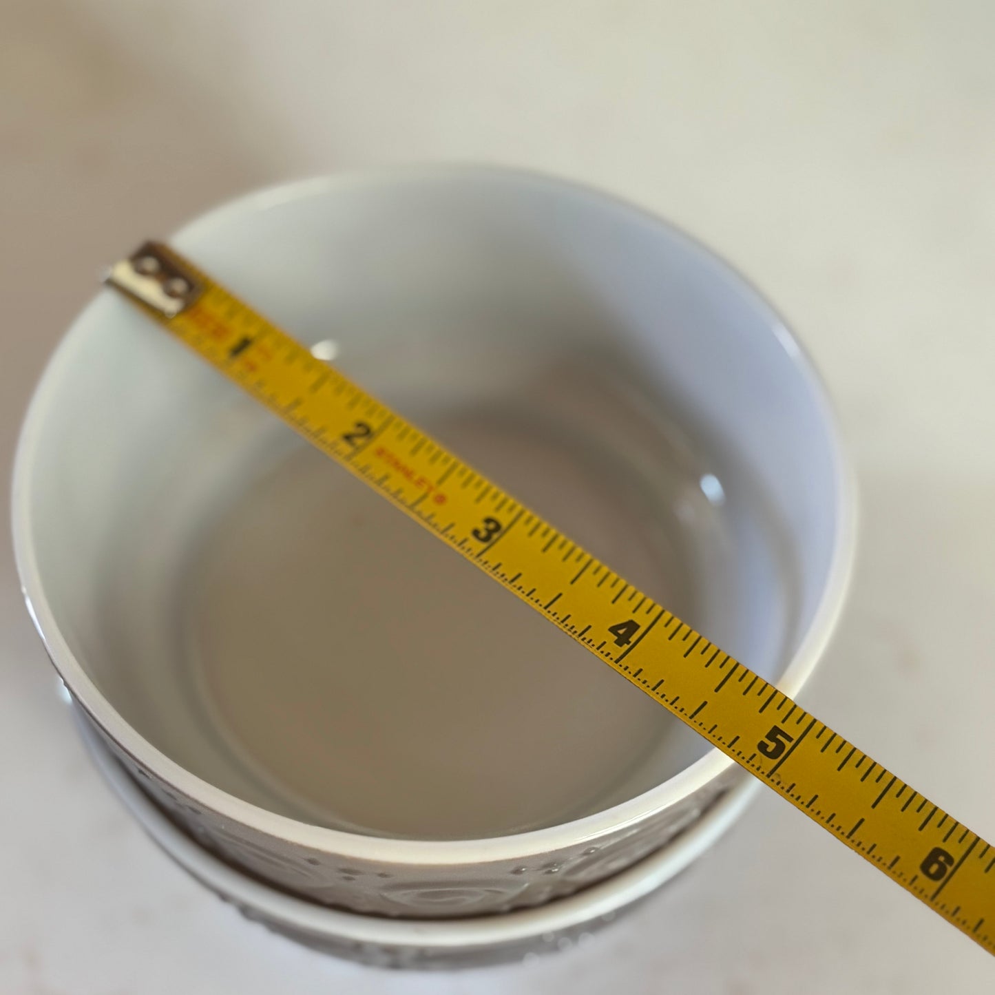 Hazel-Atlas Hazelware Smoke Milk Glass Soup Bowls Set of 2
