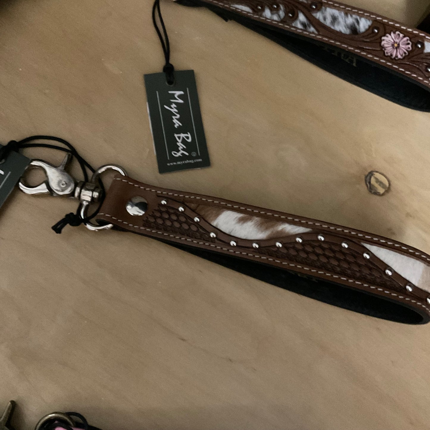 Myra Bag Genuine Leather Keychain