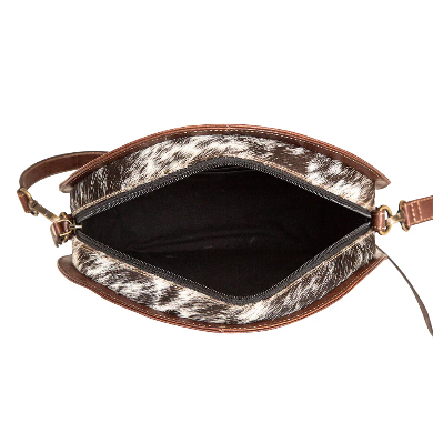 Nirvana Round Leather Crossbody Myra Bag