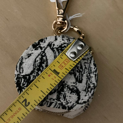 Keychain with Zippered Jewelry Pouch