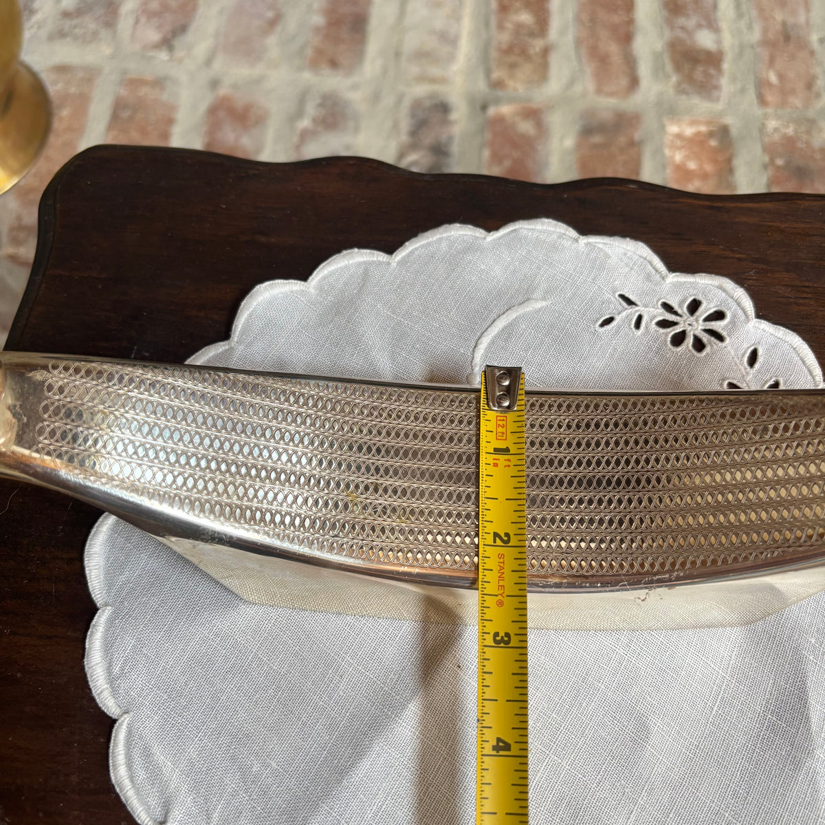 MCM WMF Ikora Silver Plate over Brass 2 Tapered Candle Holder