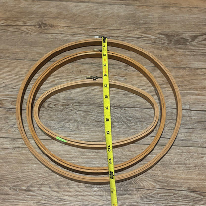 Vintage Embroidery Hoops  Set of 3