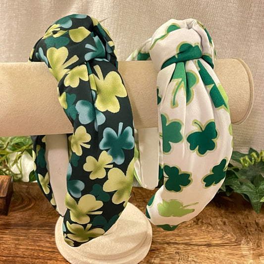 St. Patrick’s Day Top Knot Headband