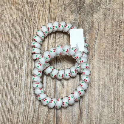 Large Coil Ponytail Holders Set of 2