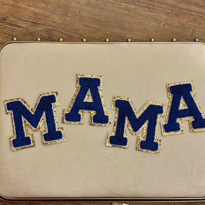 Chenille Iron On Patch Letters • MAMA