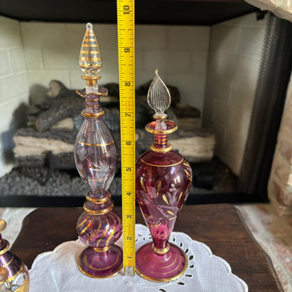 Egyptian Perfume Bottles • Vintage