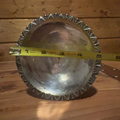 Silver Plated Candlestick 11” tall