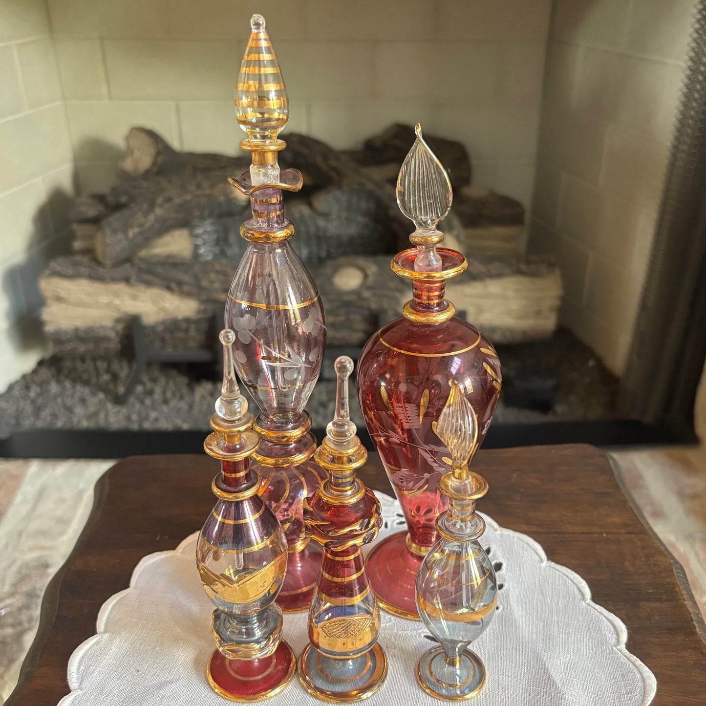 Egyptian Perfume Bottles • Vintage