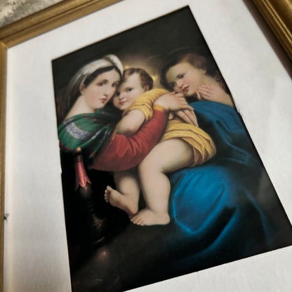 Madonna della Seggiola (also known as "Madonna of the Chair") Framed Art