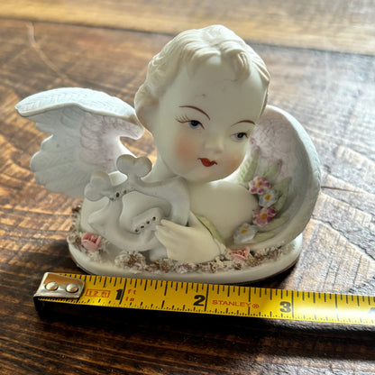 Lefton China 1950’s - Set of 4 Angels with Music Notes