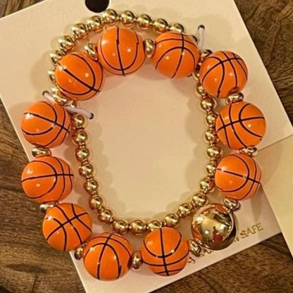 Basketball Stretch Bracelet