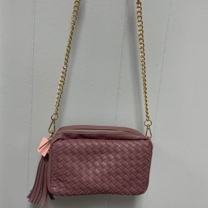 Woven Crossbody Purse With Removable Strap