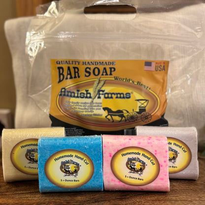 Amish Farms Soap 5-Bar Bag or Single Soap Bar