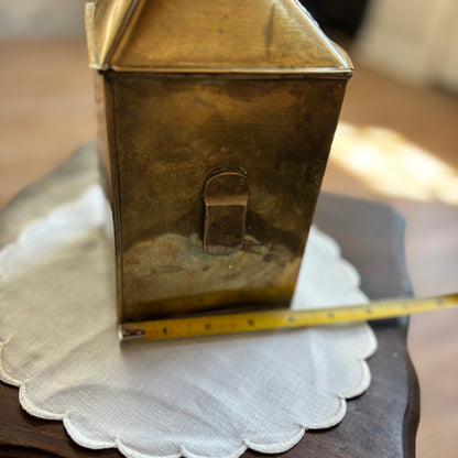 Vintage Brass Ship’s Lantern STARBOARD