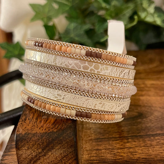 Bracelets - Multi Strand Magnetic Closure Bracelet