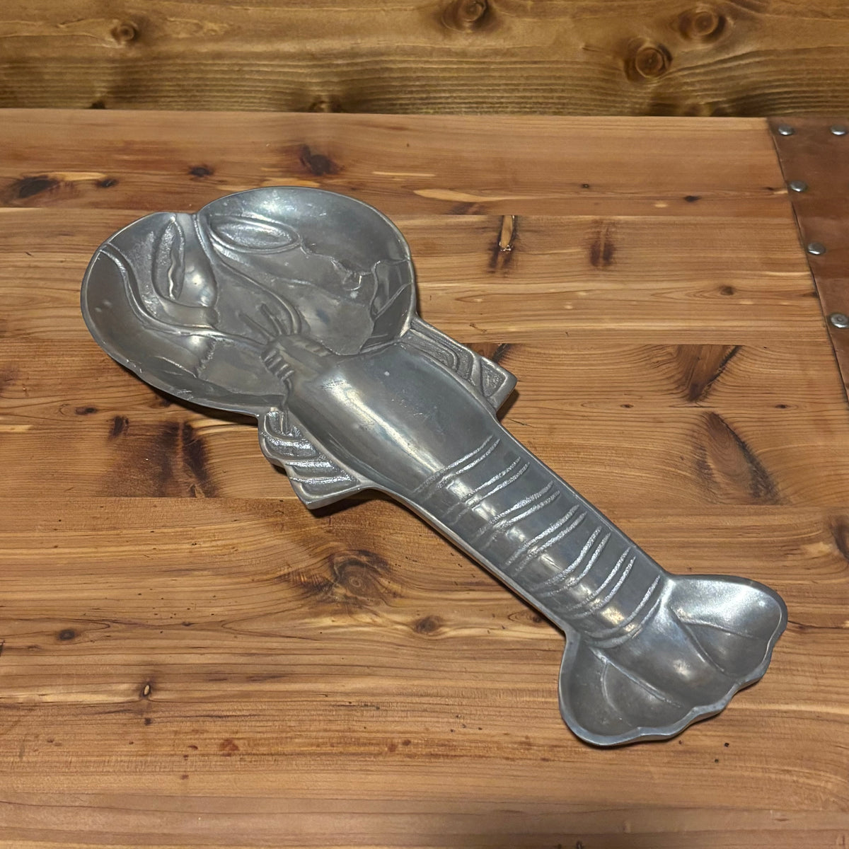 Vintage Cast Aluminum Crawfish/Lobster Appetizer Tray