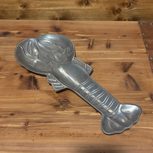 Vintage Cast Aluminum Crawfish/Lobster Appetizer Tray