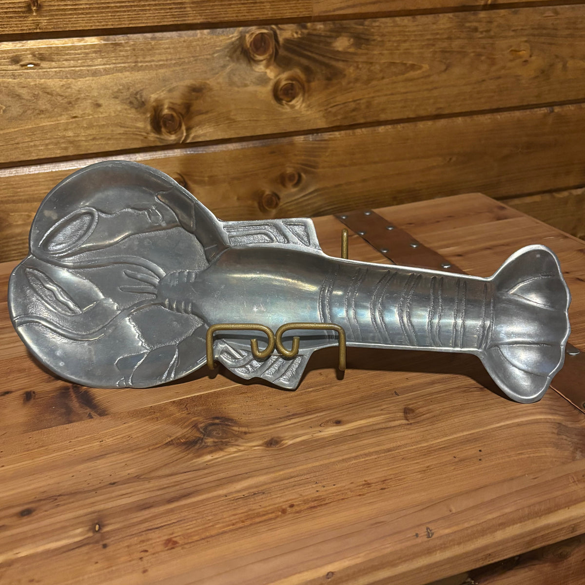 Vintage Cast Aluminum Crawfish/Lobster Appetizer Tray
