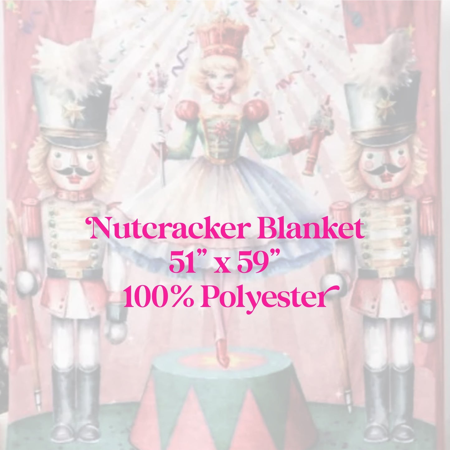 Nutcracker Ballerina Blanket