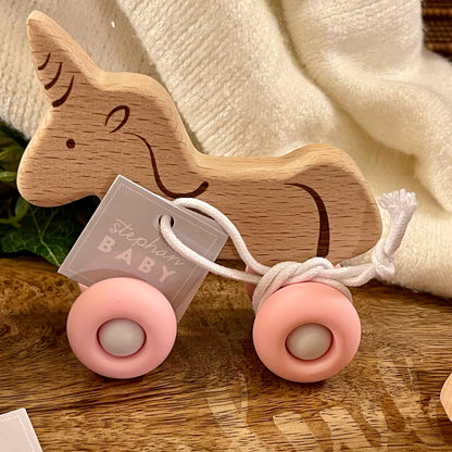 Wooden Push Teething Toy
