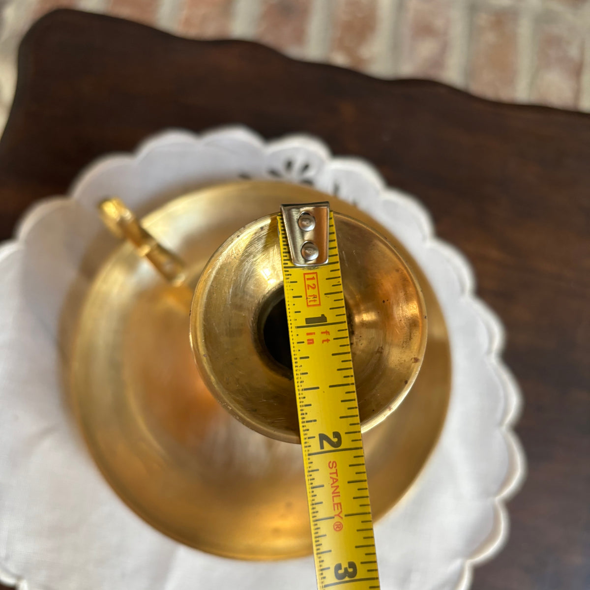 Solid Brass Chamberstick