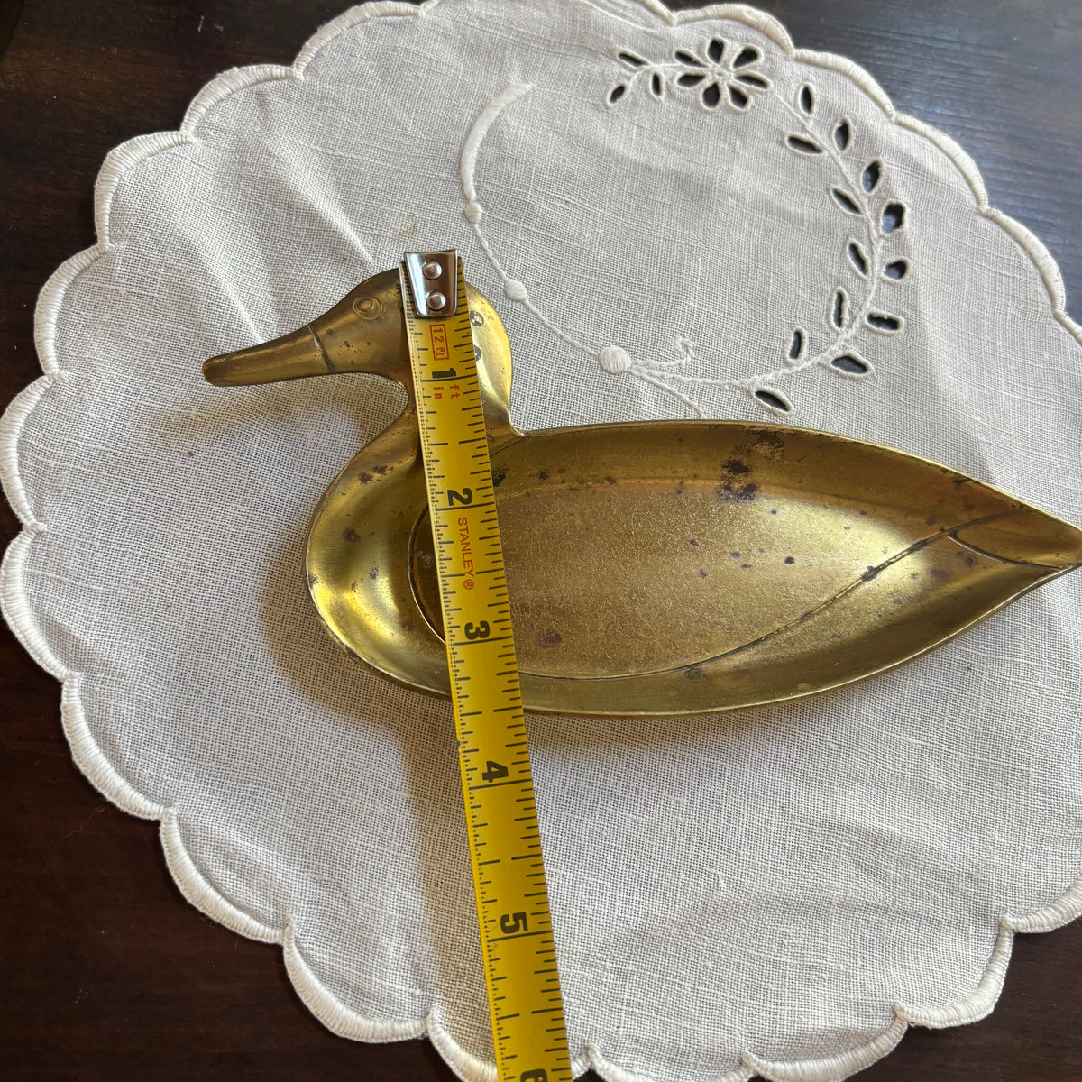 Brass Duck Change Trinket Dish