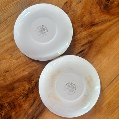 Biltons Staffordshire England Ironstone Plates Set of 2