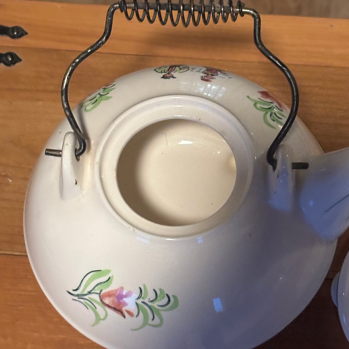 Embassy Products Porcelain Teapot featuring Dancing Couple