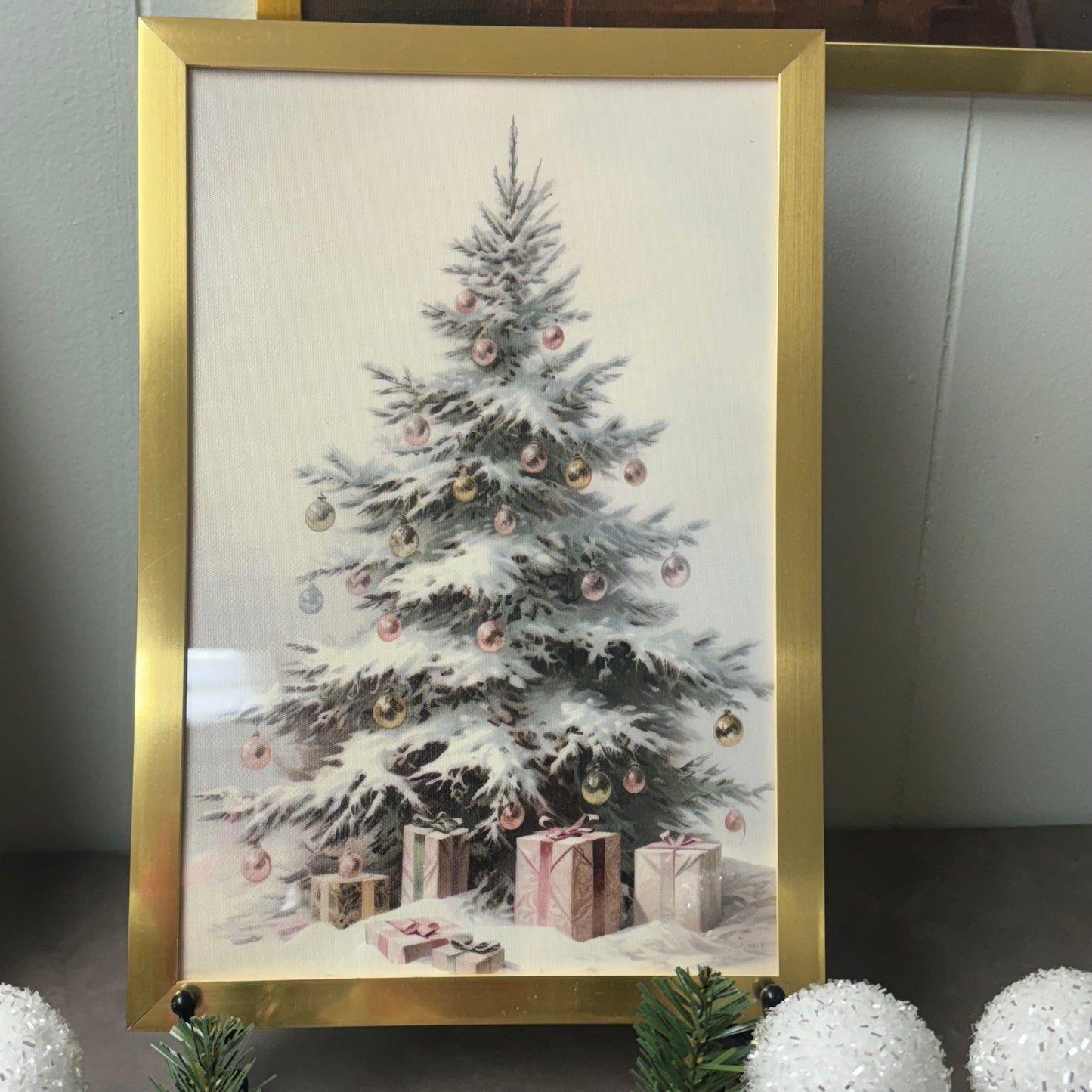 Framed Art • Nutcracker or Christmas Tree