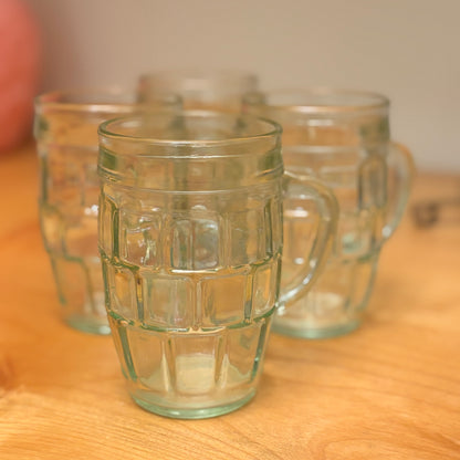Set of 4 Vintage Barrel Mug