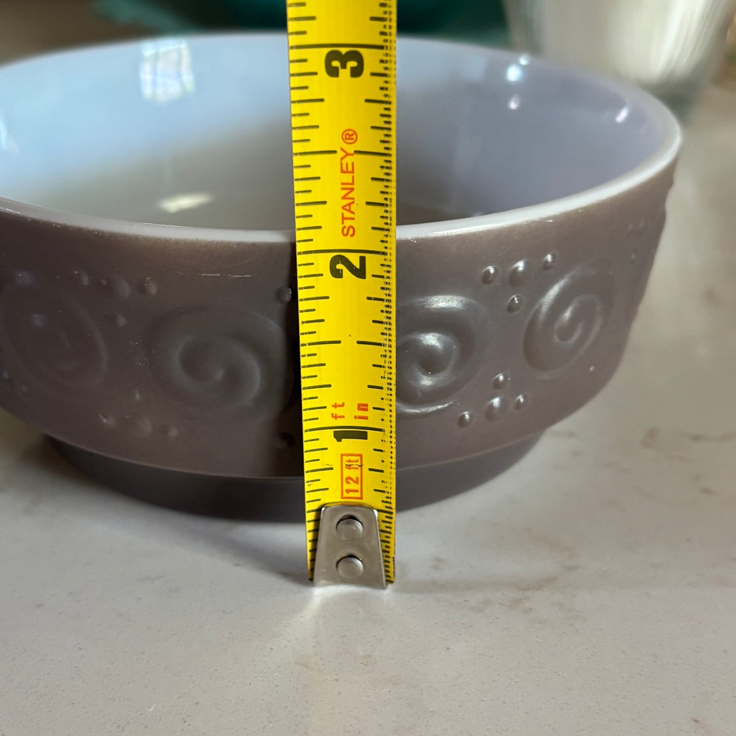 Hazel-Atlas Hazelware Smoke Milk Glass Soup Bowls Set of 2