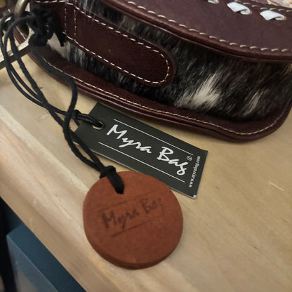 Nirvana Round Leather Crossbody Myra Bag