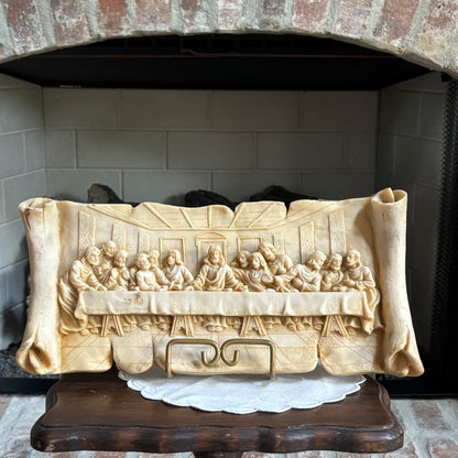 The Last Supper Wall Plaque in Cast Stone