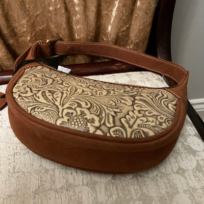 U-Turn Tooled Leather Myra Bag